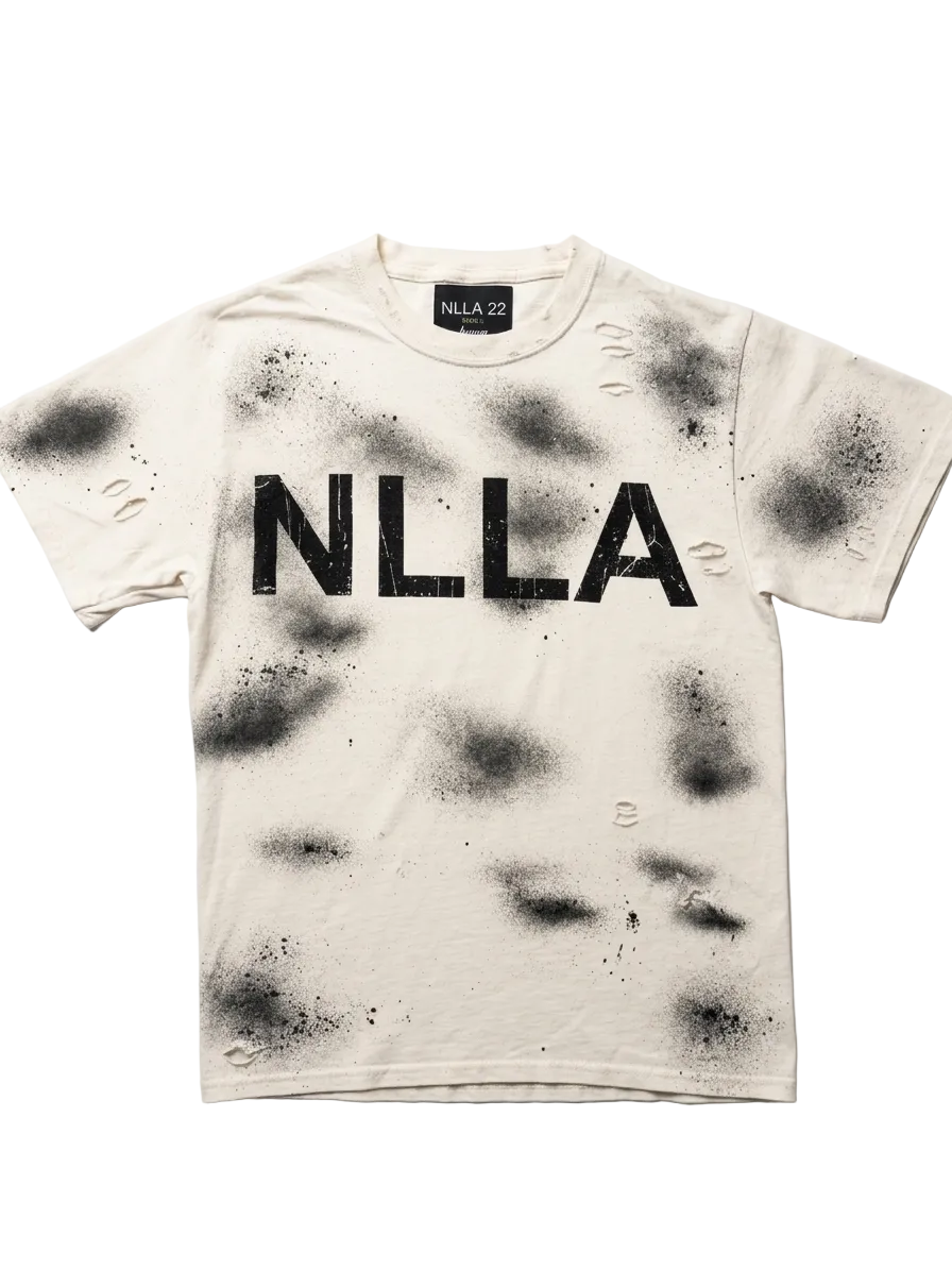 Splattered NLLA Logo Tee